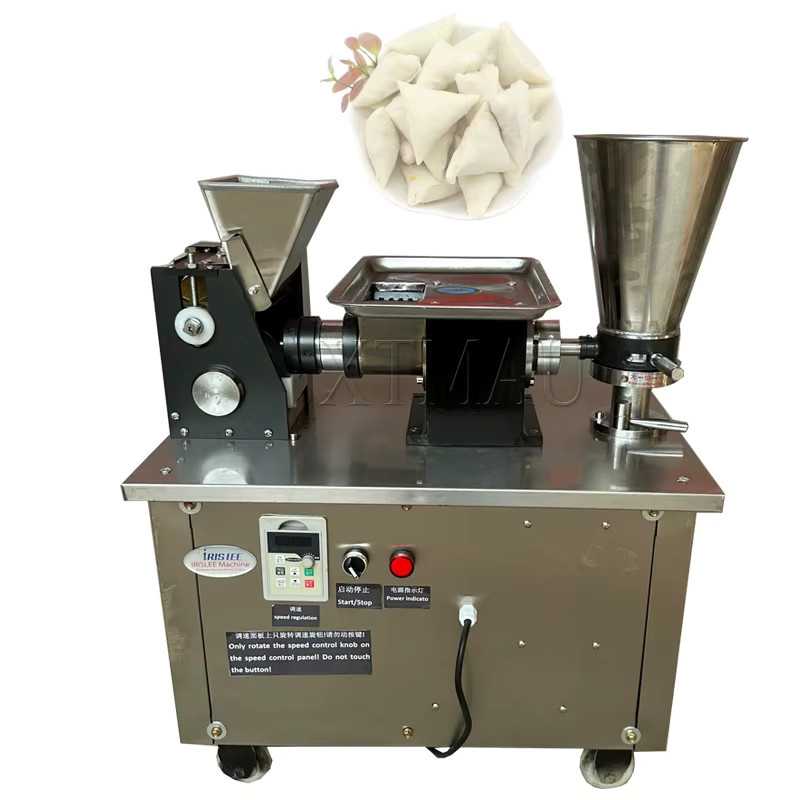 XTMAU Automatische Samosa-Maschine aus Edelstahl in Silber für Ravioli, Frühlingsrollen und Teigtaschen (220V/110V) - Bild 2