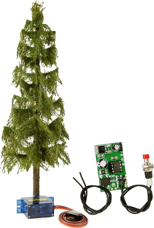 NOCH 21775 Künstlicher Weihnachtsbaum in Grün, Höhe: 17 cm - Bild 1