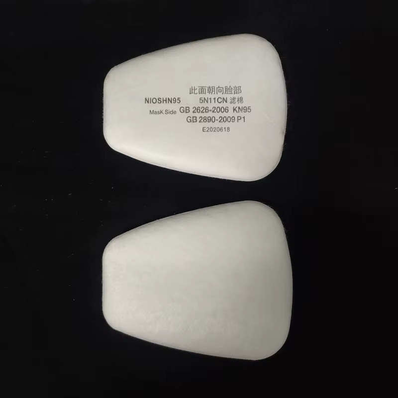 5N11 Staubschutz Filter Baumwolle für 6200 7502 6800 Atemschutzmasken in Weiß - Bild 3