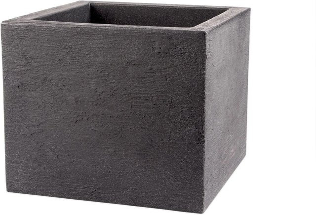 BigDean Pflanzkübel in Anthrazit mit Granitstein-Optik, frostsicher und wasserdicht, B/T/H: 39 x 39 x 33 cm - Bild 1