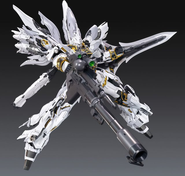 Bandai Mg Sinanju Gk Style, Modell Kit, 1:100, Kunststoff, Rot/Weiß - Bild 1