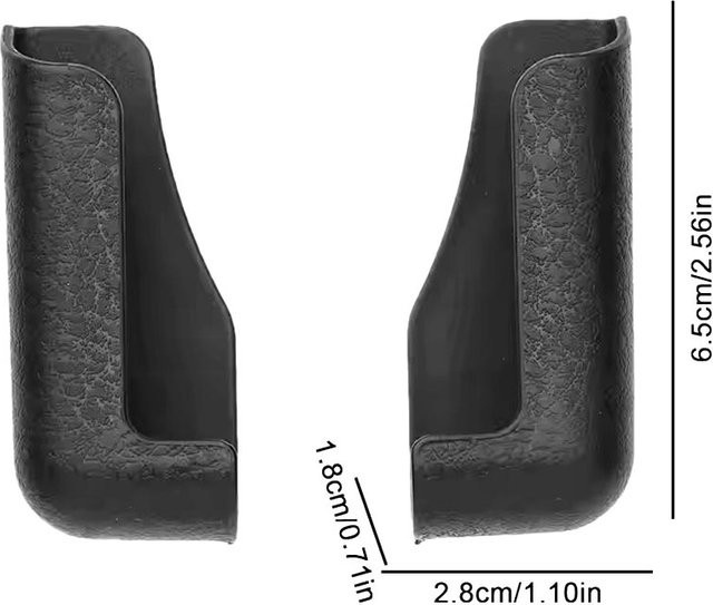 Selbstklebende Auto-Handyhalterung aus PVC in Schwarz mit verstellbarer Breite für dein Smartphone - Bild 1