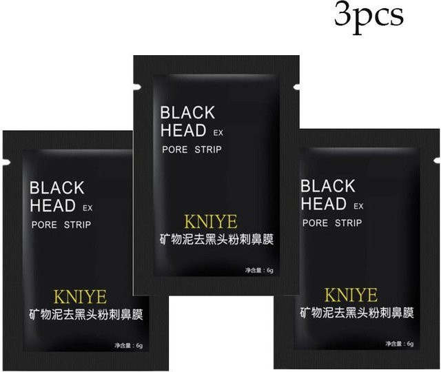 i-Beautiful Peel-off-Maske, schwarze Gesichtsmaske mit Kollagen, 3 Stück - Bild 1