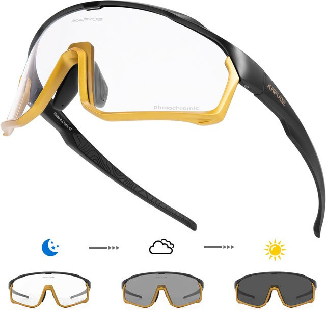 Kapvoe Sportsonnenbrille, photo chrome, Kunststoff - Bild 1