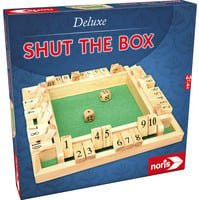 Noris Deluxe Shut the Box Holz Brettspiel Würfelspiel - Bild 1