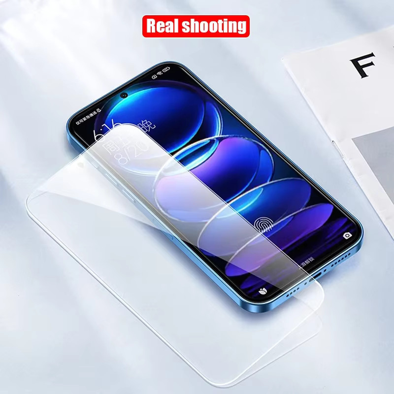 Set aus 2 bis 4 gehärteten Glas Displayschutzfolien für Xiaomi Poco F6 Pro F5 F4 GT F3 X6 Pro X5 X4 GT X3 NFC M6 C65 in Transparent - Bild 5