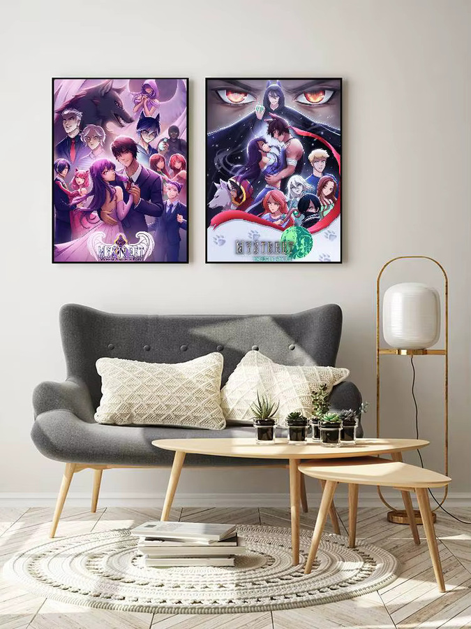 Aphmau Aesthetic Poster Vintage Wandkunst in Multicolour, HD-Druck auf Papier, B/H: 15,0 x 15,0 cm - Bild 7