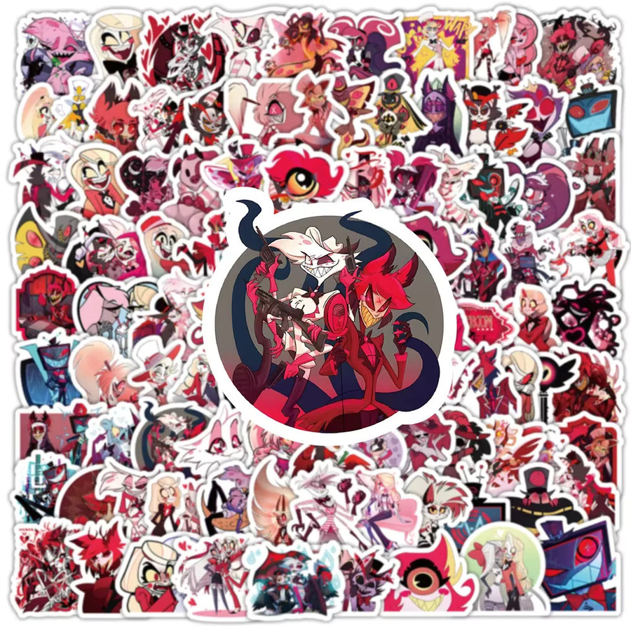 Bandai Hazbin Hotel Aufkleber, 100 Stück - Bild 3