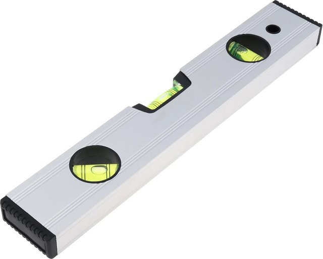 Digitales Nivellierlineal WEELEE mit Winkelmesser und Magnet, Aluminiumlegierung, Silber, Länge: 30 cm - Bild 1