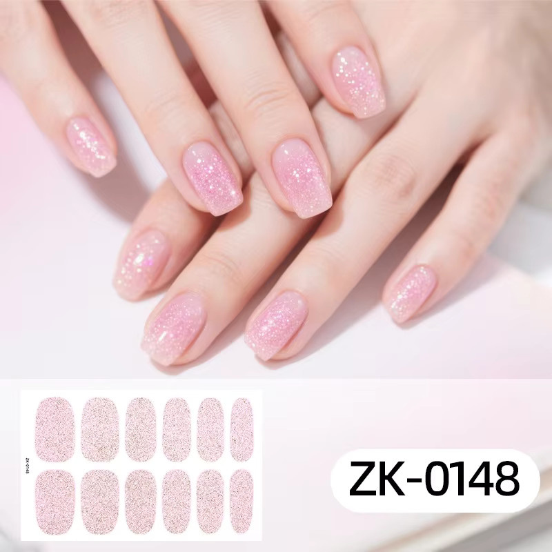 jasibadan Nagelaufkleber, Glitzer, Schimmernd, Unisex - Bild 3