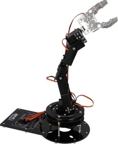 Joy-it Roboterarm Bausatz Aluminium schwarz - Bild 1