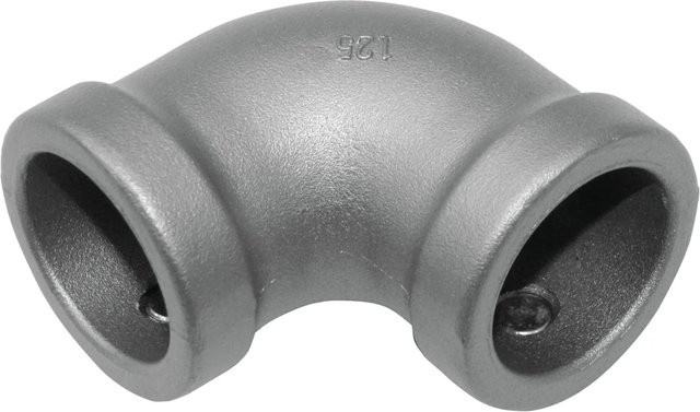 Gardinia Eckstück Industrial Home Bracket Silber Ø 25 mm - Bild 1