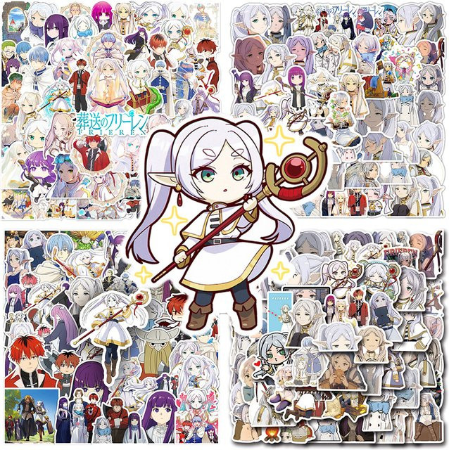 Bandai Frieren: Nach dem Ende der Reise Anime-Aufkleber, 50/100 Stück - Bild 1