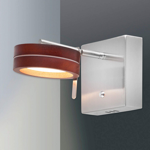 Näve LED Wand- und Deckenleuchte Triberg in Braun, B/H/T: 19 x 8,5 x 11 cm - Bild 2