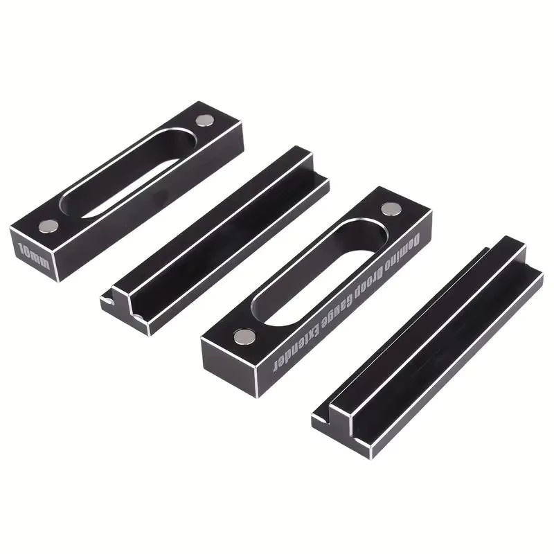 TIMEA 10-mm-Chassis-Droop-Block, Präzisionsmess- und Stimmwerkzeug, Metall, Schwarz - Bild 2
