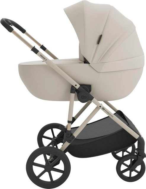 Kinderkraft Kombikinderwagen Trio-Set PRIME 3 3in1 mit Babyschale MINK PRO 2 in Beige - Bild 2