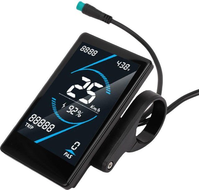 Fishine Multifunktionales Fahrrad Display 2472V mit regendichter HD Farb-LCD Anzeige in Schwarz - Bild 1