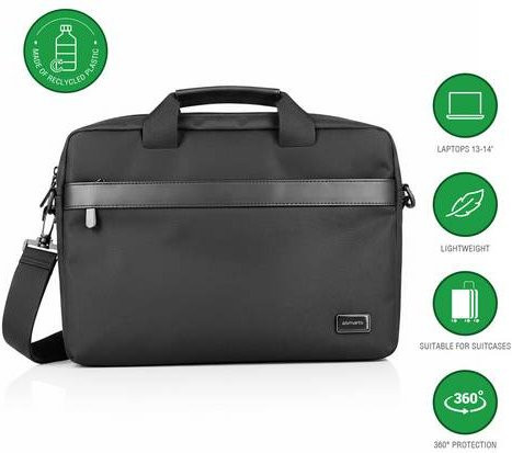 4Smarts Notebook Tasche für 14 Zoll in Schwarz - Bild 1