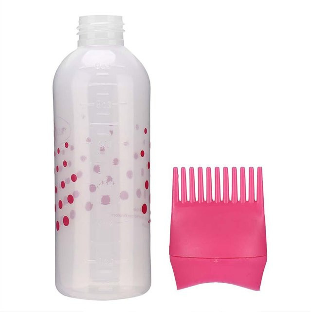 GoolRC Haarfärbeflasche mit Kamm, 170 ml, Rose Rot - Bild 1