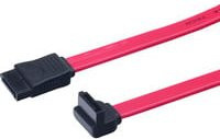 Digitus SATA Anschlusskabel mit 90 Grad abgewinkeltem Stecker in Rot, Länge: 0,50 m - Bild 2