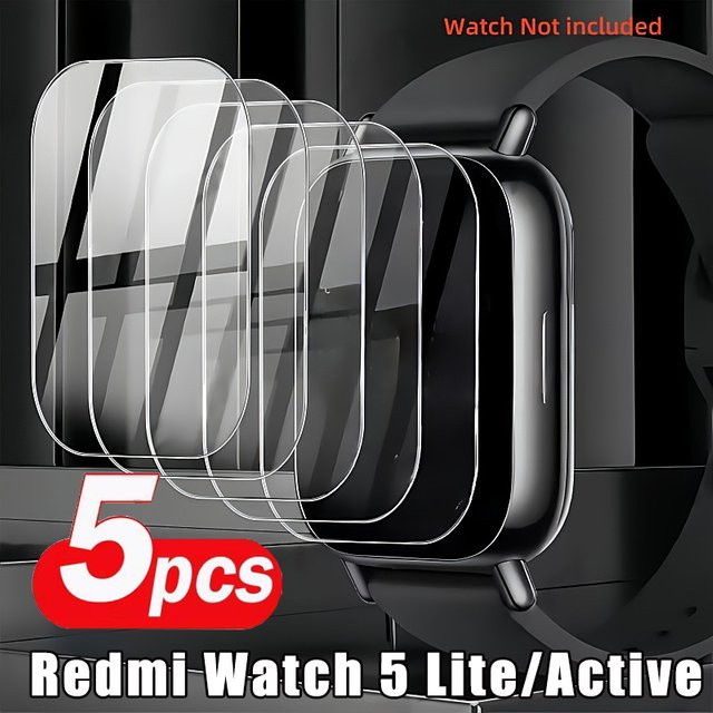 Xiaomi Displayschutzfolie Glas, Redmi Watch 5 Lite Active, transparent - Bild 1