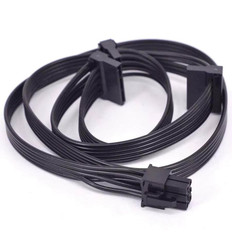 Thermaltake TT Modular PCIe und SATA Peripheriekabel in Schwarz - Bild 2