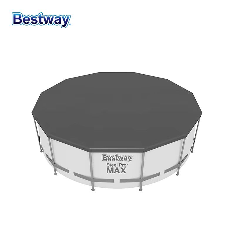 Bestway PVC-Plane Schwarz rund Durchmesser: 370 cm - Bild 2