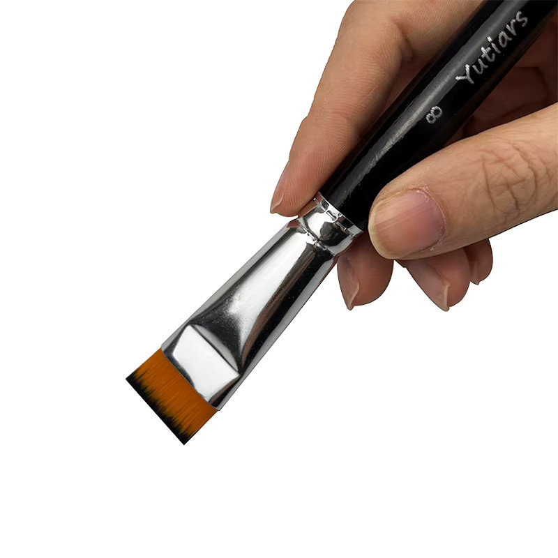 Yutiars 4-teiliges Künstler-Pinselset für Acryl, Öl, Aquarell und Lackierarbeiten mit Anti-Shedding-Spitzen - Bild 4