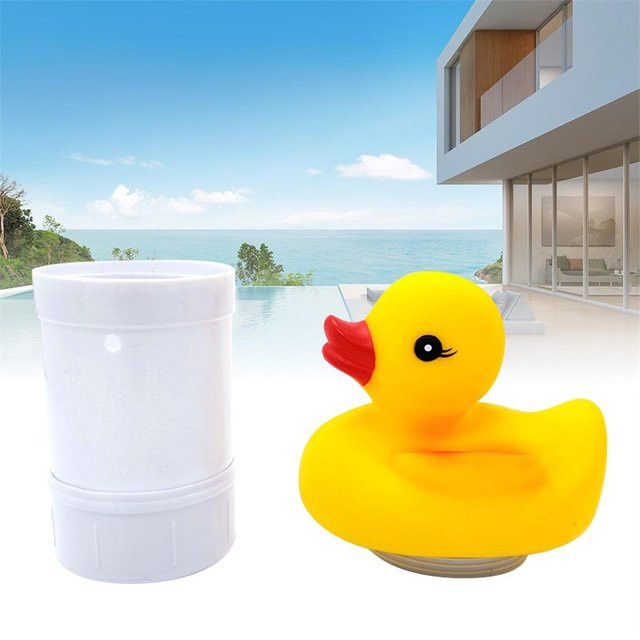 CosyHome Automatischer Poolreiniger als Schwimmender Chlorspender in Gelb - Bild 1