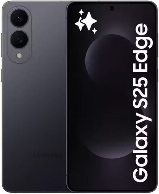 Samsung Galaxy S25 Edge Smartphone 256GB Titanium Jetblack mit 6,7 Zoll OLED Display, Android 15 und 200MP Dual-Kamera - Bild 1