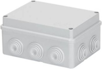 Gewiss GW44006 Abzweigkasten in Weiß mit IP55 Schutzart, B/T/H: 13,05 x 17,05 x 7,6 cm - Bild 1