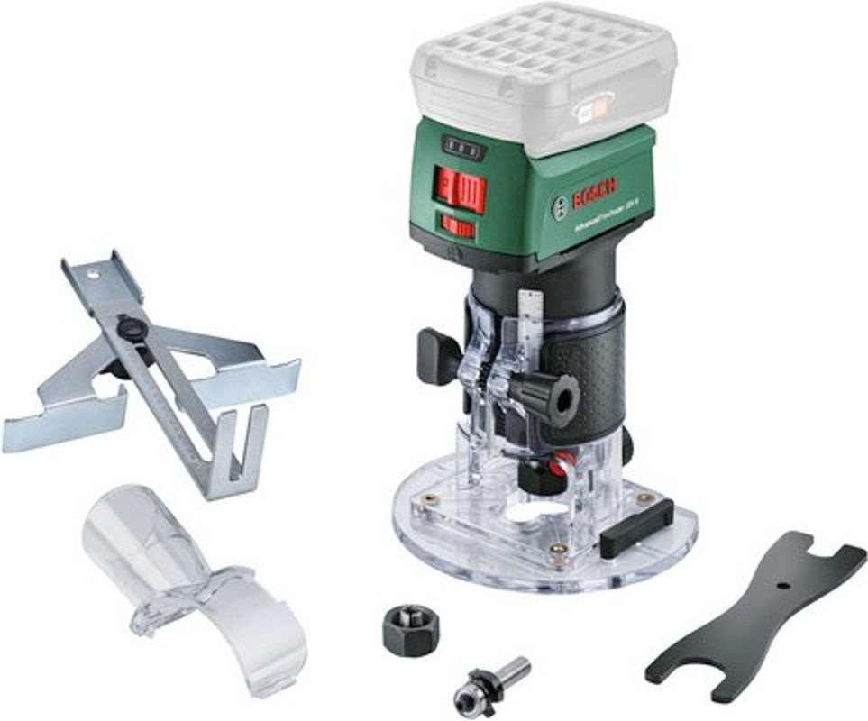 Bosch Home and Garden Akku-Oberfräse AdvancedTrimRouter 18V-8 bürstenlos mit 8 mm Klemmbuchse in Grün/Schwarz - Bild 2