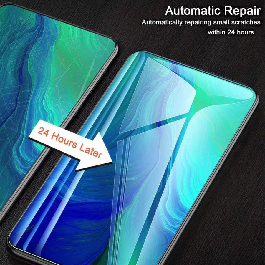3er Pack Hydrogel-Displayschutzfolie für OPPO A96 A95 A94 A93 A92 A91 A76 A74 A73 A72 A54 A53 A52 A33 A31 A16K A15S A12 A5, transparent - Bild 3