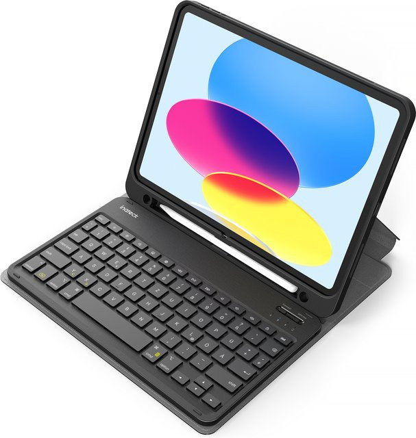 Inateck Ultraleicht Tastatur Hülle für iPad 11 Zoll und iPad Air 11 Zoll, Schwarz, Modell KB04002 - Bild 1