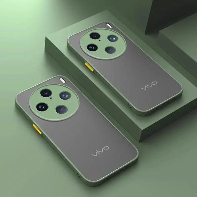 Mattes Handyhülle Cover für VIVO X200, X200 Pro und X200 Pro Mini in Grau - Bild 1
