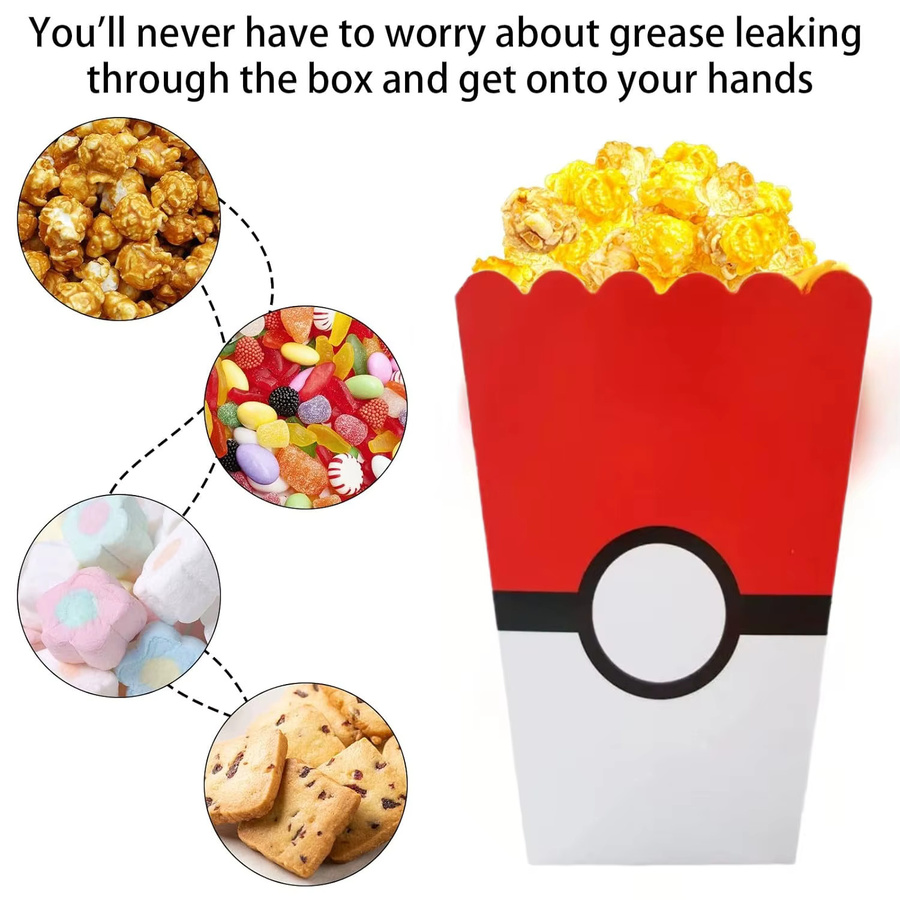 TAKARA TOMY Pokemon Popcorn Box Pikachu, Pokeball, Geschenk Box - Bild 2