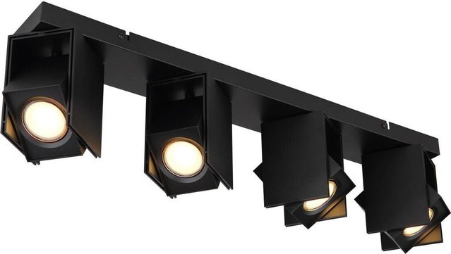 Globo Strahler Rory 4-flammig Schwarz matt Metall B/H/T: 8,4 x 15,7 x 61,2 cm GU10 - Bild 1