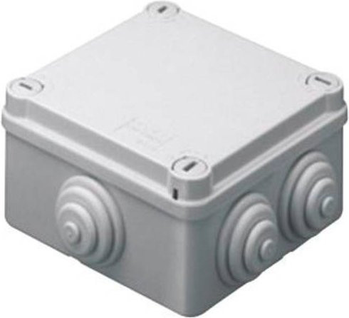 Gewiss GW44024 Abzweigkasten aus Kunststoff in Weiß B/H/T: 10,8 x 10,8 x 5,8 cm - Bild 1
