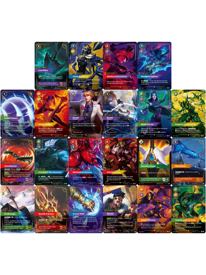Bandai League Of Legends Sammelkarten Last Rites Chem-Baroness Ezreal TCG - Bild 3