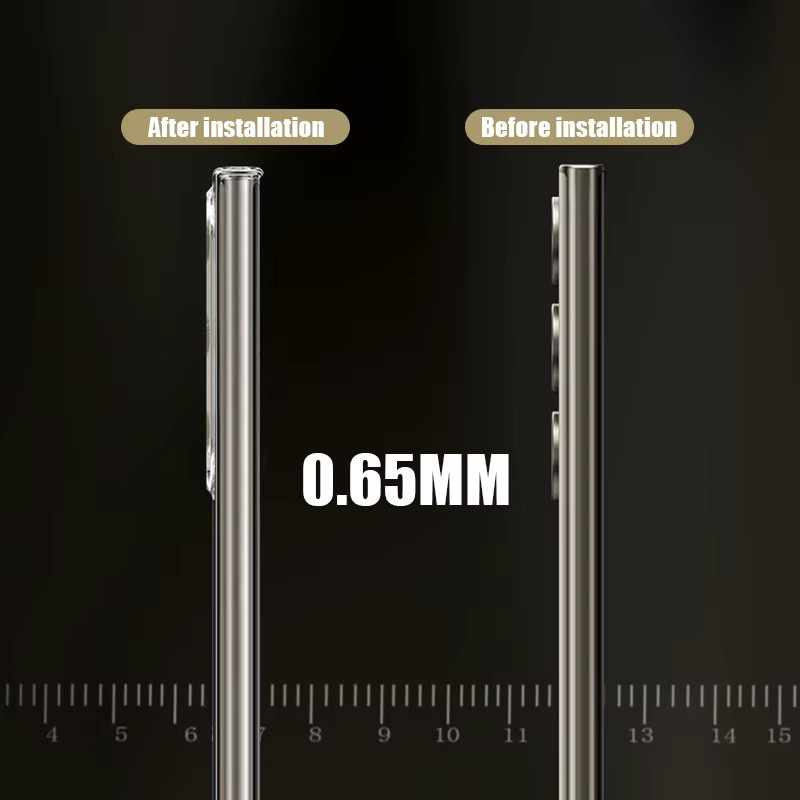 Transparente harte PC-Schutzhülle für Samsung Galaxy S25 S24 S23 S22 Ultra Plus FE sowie A15 A25 A34 A35 A53 A54 A55 A14 Handyhülle - Bild 5
