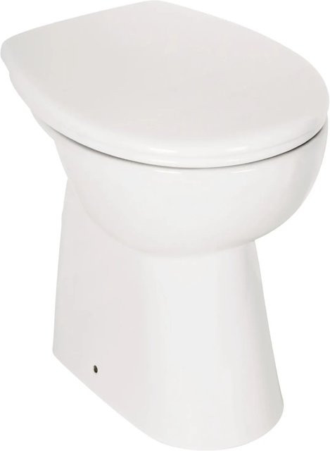 Calmwaters Stand-WC Elements Wellness spülrandlos mit WC-Sitz und Absenkautomatik in Weiß - Bild 1