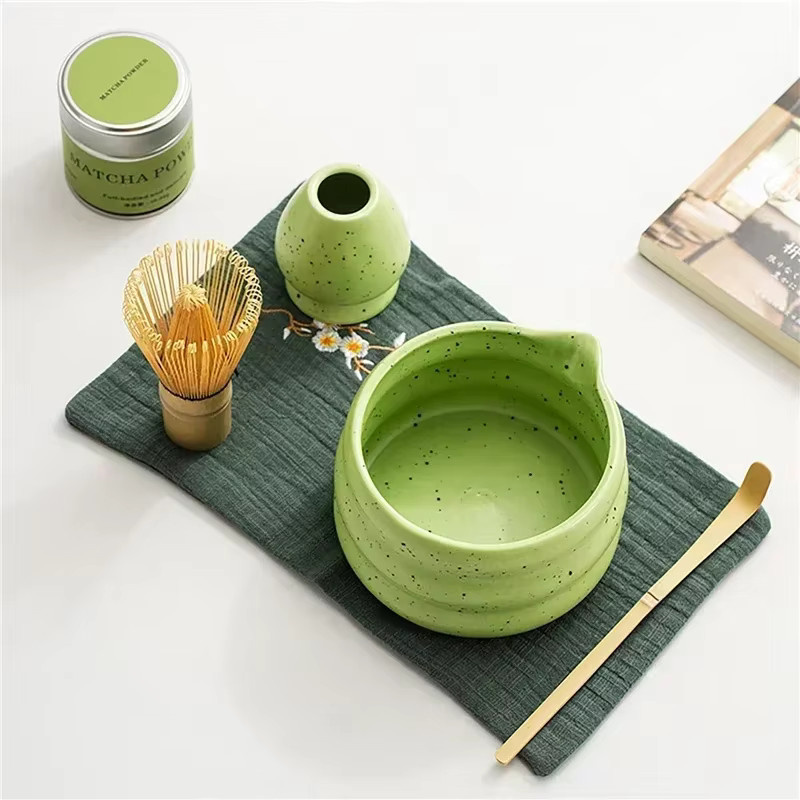 Dreamburgh Matcha Tee Schneebesen aus Bambus für die japanische Teezeremonie in Weiß, Grün, Blau oder Lila - Bild 2