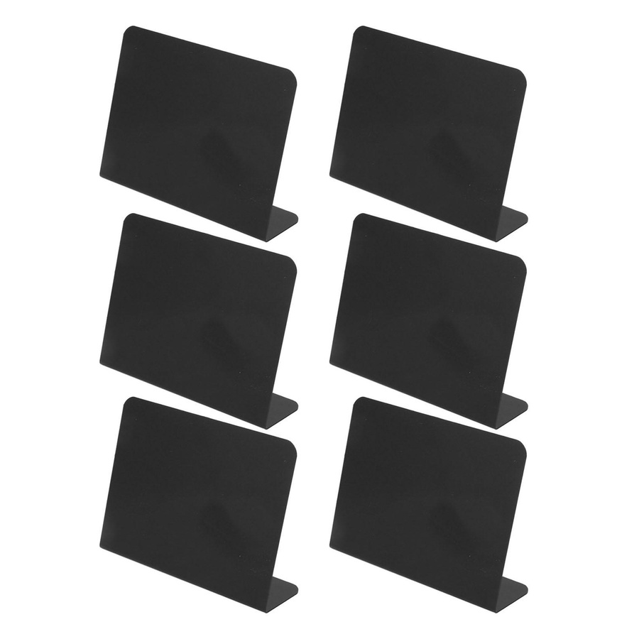 20 Stück Mini Kreidetafel Set von shoemst in Schwarz mit Stift für Hochzeit und Partys - Bild 2