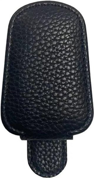 Motorgo Brillenhalter Leder, Schwarz - Bild 1