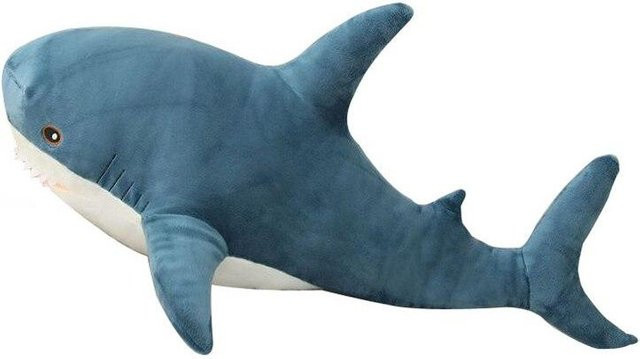 Shark Spielzeug, Meer Tier, Plüsch / Textil, 30 cm, Blau - Bild 1