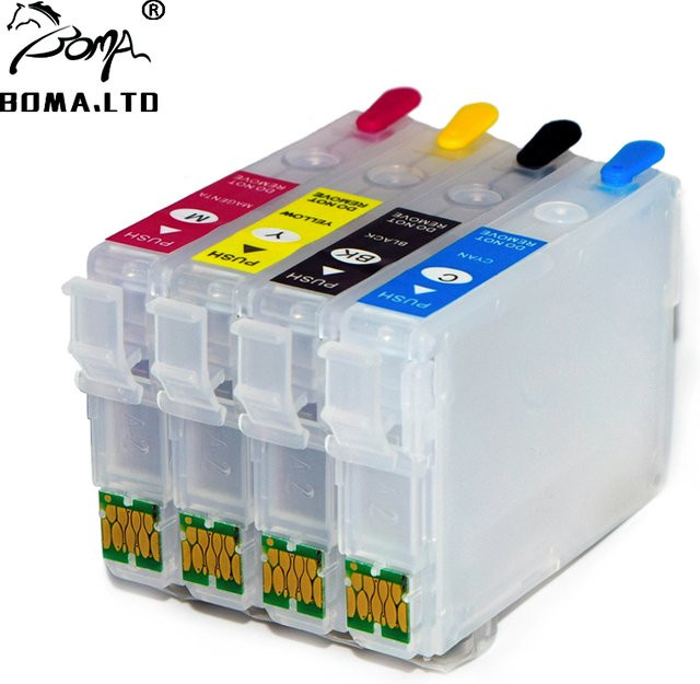 Epson Europa 502XL 502 nachfüllbare Tintenpatrone mit Auto-Reset-Chip für Expression Home XP-5100 XP-5105 WF-2860 WF-2865 Drucker - Bild 1