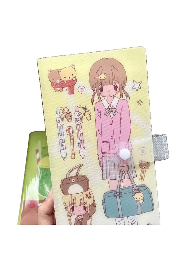 YIYUEQIANLI Kawaii Tierordner und Scrapbooking Set in Mehrfarbig mit Aufklebern und Aufbewahrungsmaterial aus Kunststoff - Bild 4