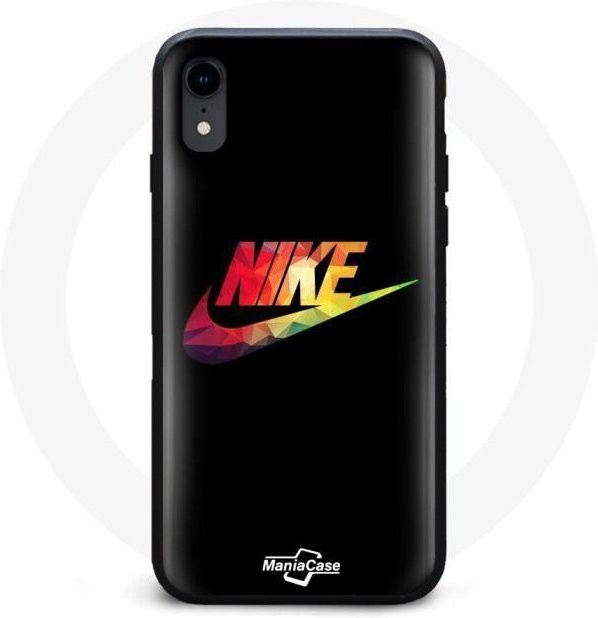 MANIACASE iPhone XS Hülle mit Nike Logo in Schwarz - Bild 1