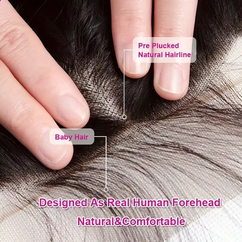 Newmi Lace Frontal, Transparenter Schweizer Spitzenverschluss, Damen - Bild 2