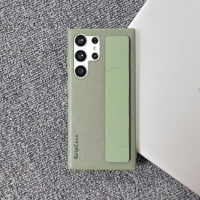 Luxus Leder Handgelenkband Hülle für Samsung Galaxy S23 Ultra, S22 Ultra, S23 Plus und S22 Plus in verschiedenen Farben - Bild 1